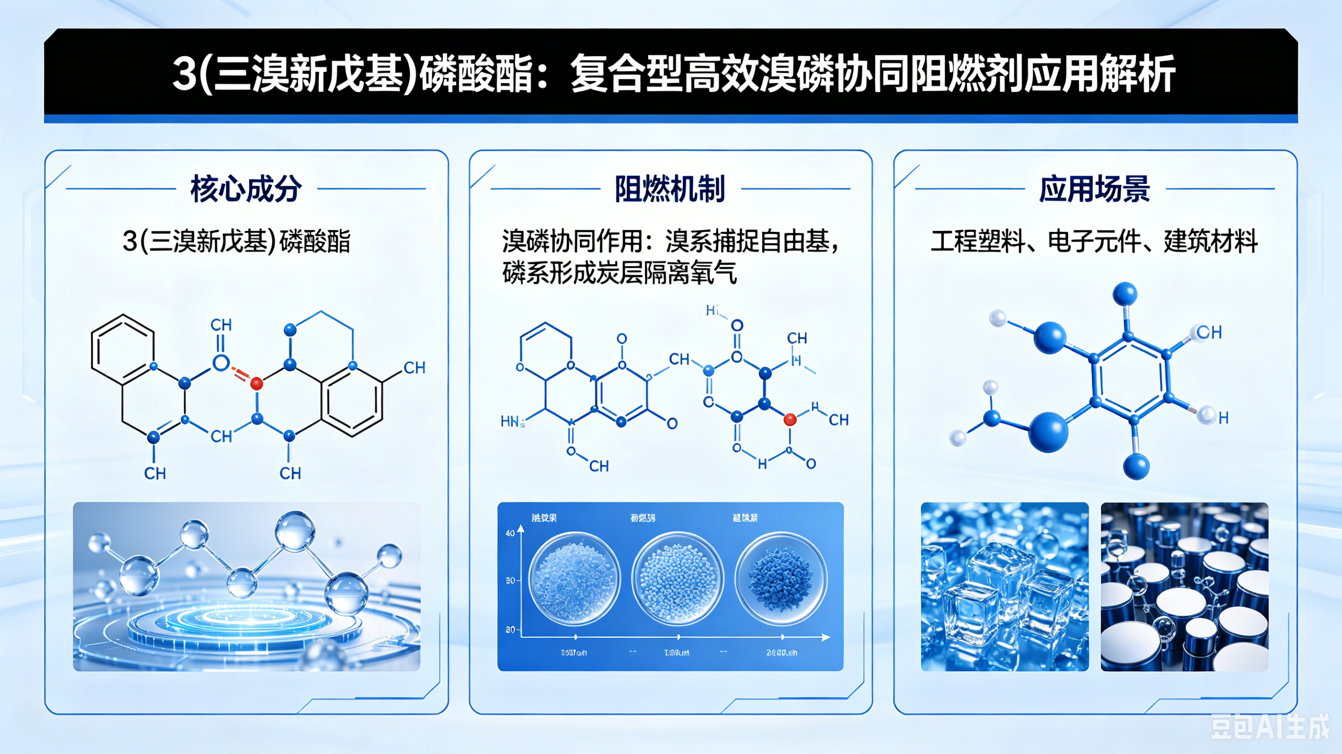 三(三溴新戊基)磷酸酯：復(fù)合型高 效溴磷協(xié)同阻燃劑應(yīng)用解析